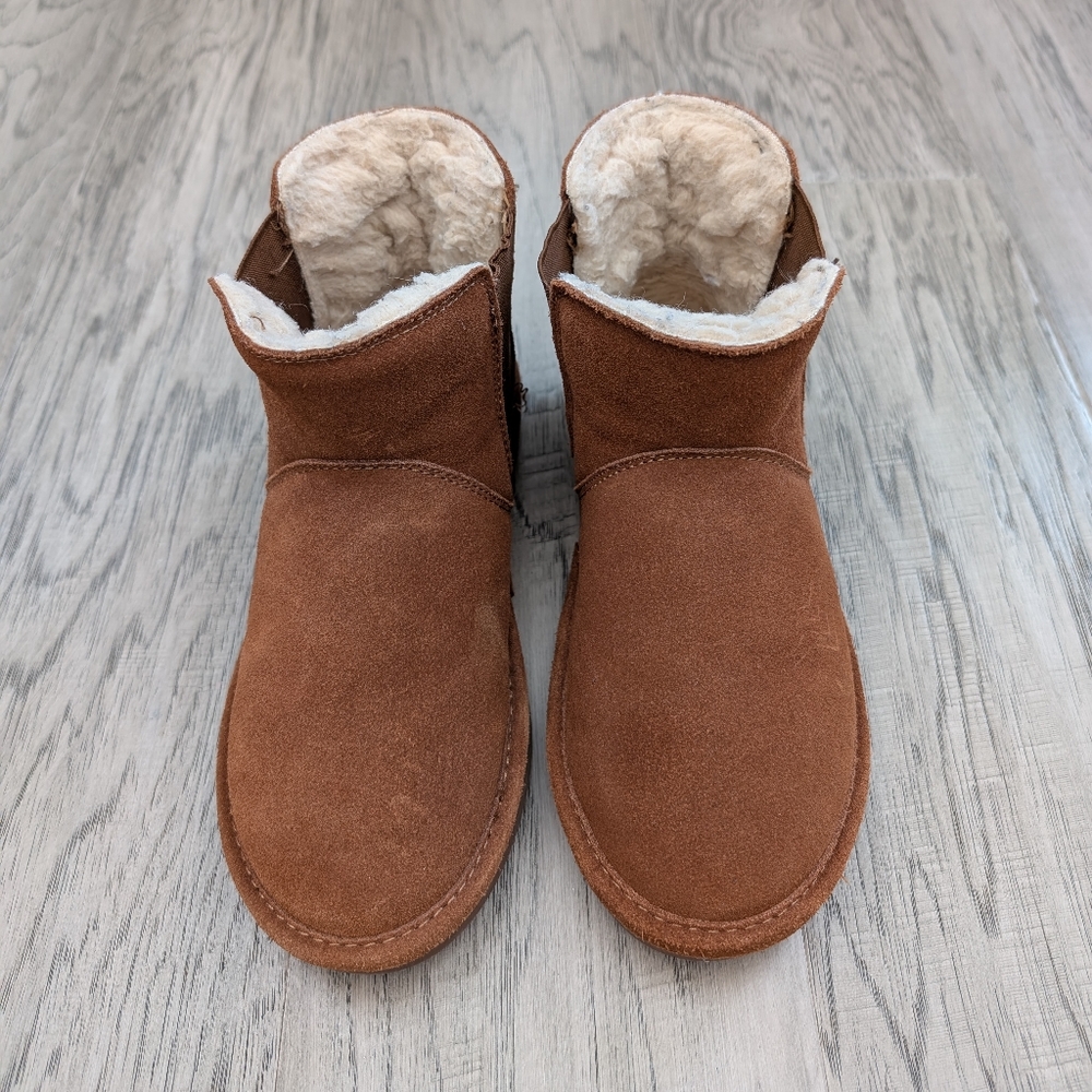 SoftMoc Smoc Suede Leather Slipper Booties - Picture 2 of 8